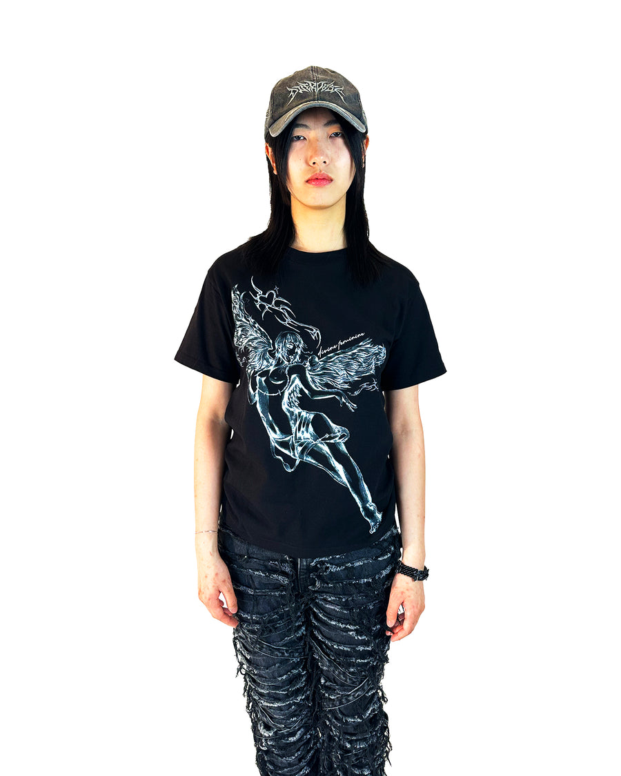 "DIVINE FEMININE" - BLACK TEE