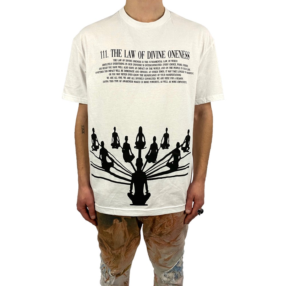 THE LAW OF DIVINE 111NESS WHITE TEE tee by OVD - view 1