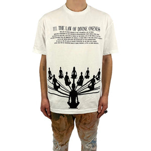 THE LAW OF DIVINE 111NESS WHITE TEE tee by OVD - view 1