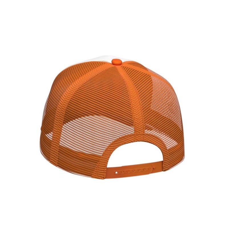“SUNSET ORANGE TRUCKER HAT”
