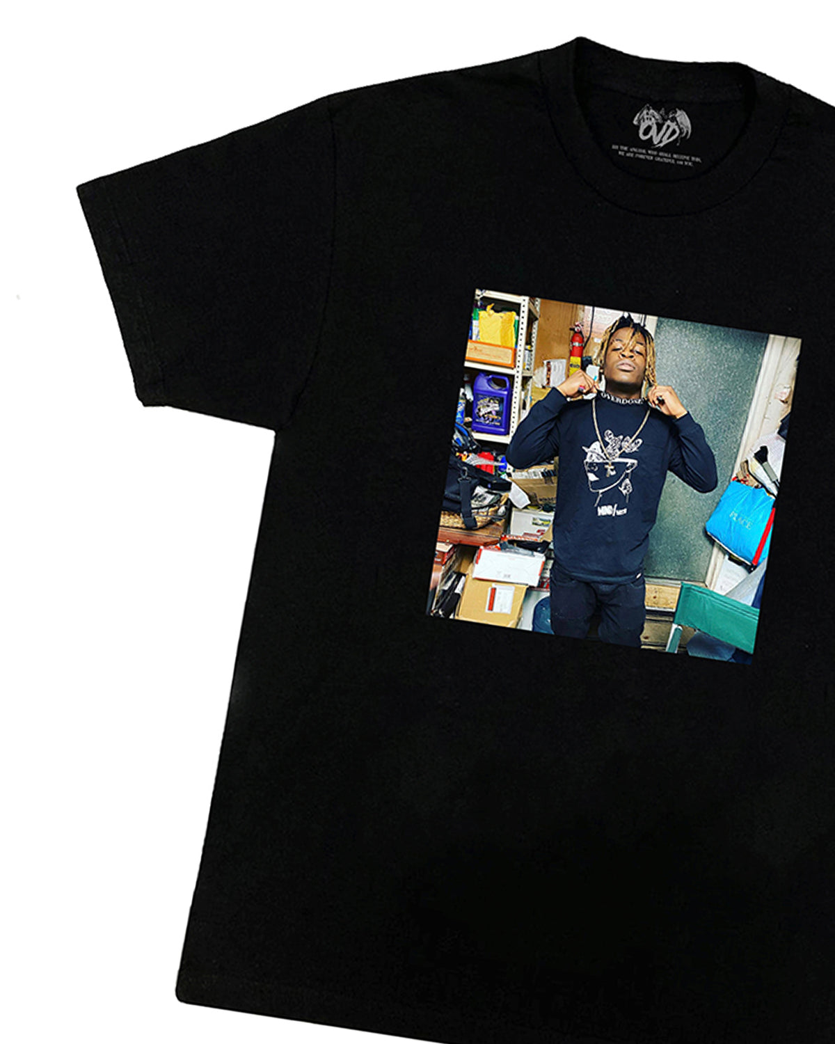 LONG LIVE SWAAT TEE - BLACK tee by OVD - view 2