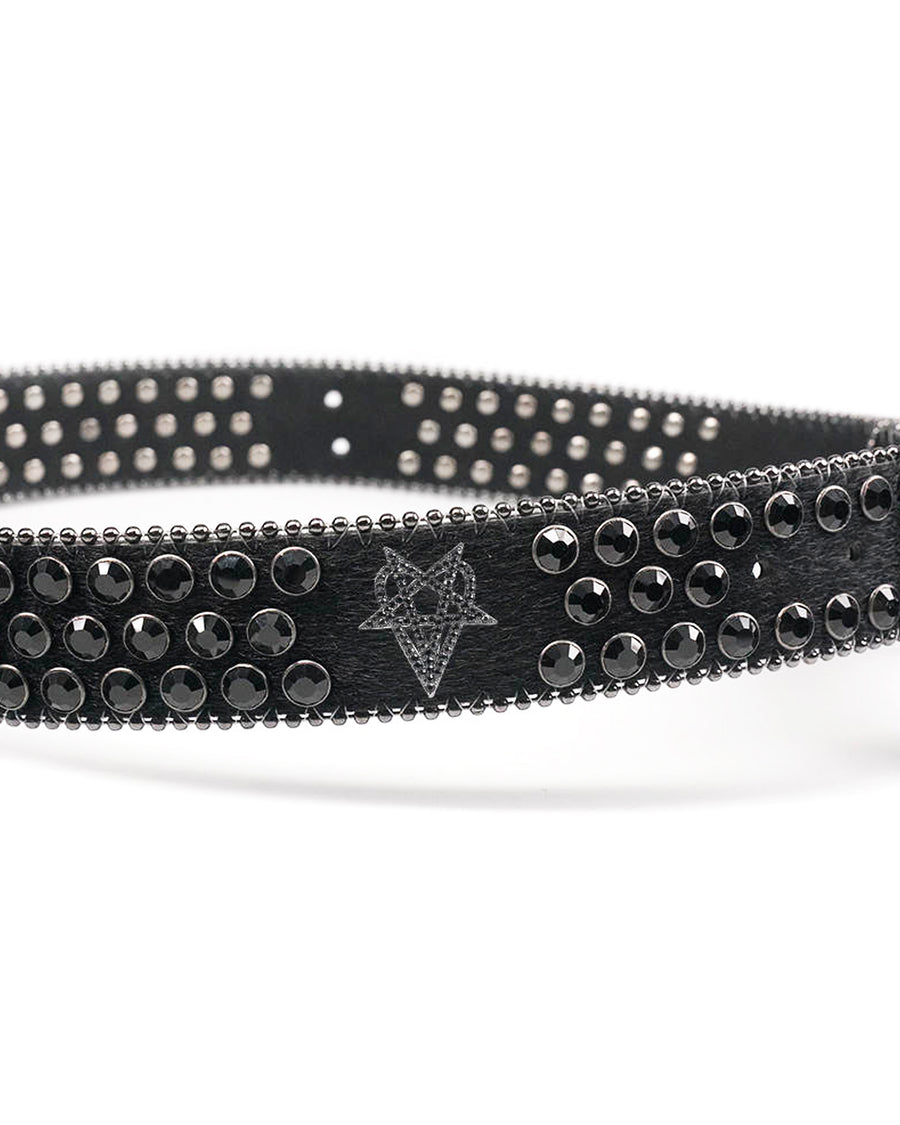 "OVD STUDDED BELT" - BLACK"