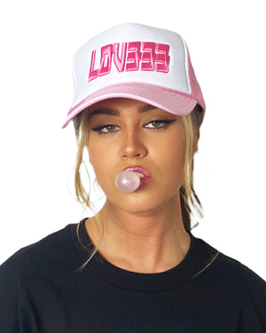 "LOV333" TRUCKER - PINK
