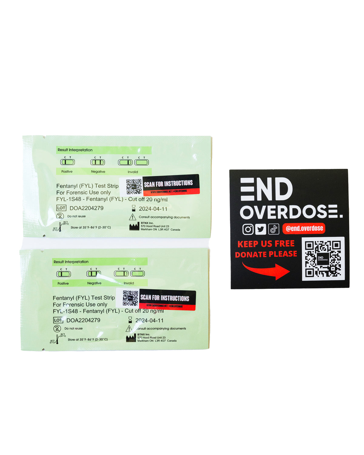 "FENTANYL TEST STRIPS"