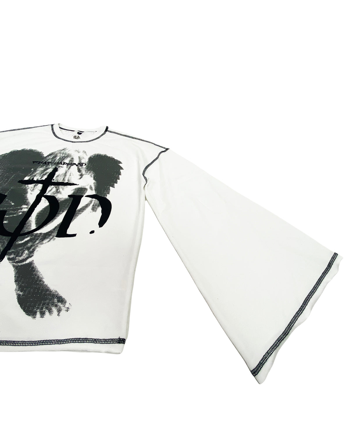 "HEAVYWEIGHT CONTRAST LONG SLEEVE" - WHITE